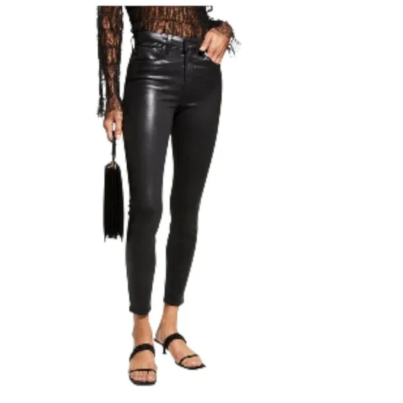 L'AGENCE Black Coated High Rise Skinny Jeans‎ Size 30 - Picture 2 of 8